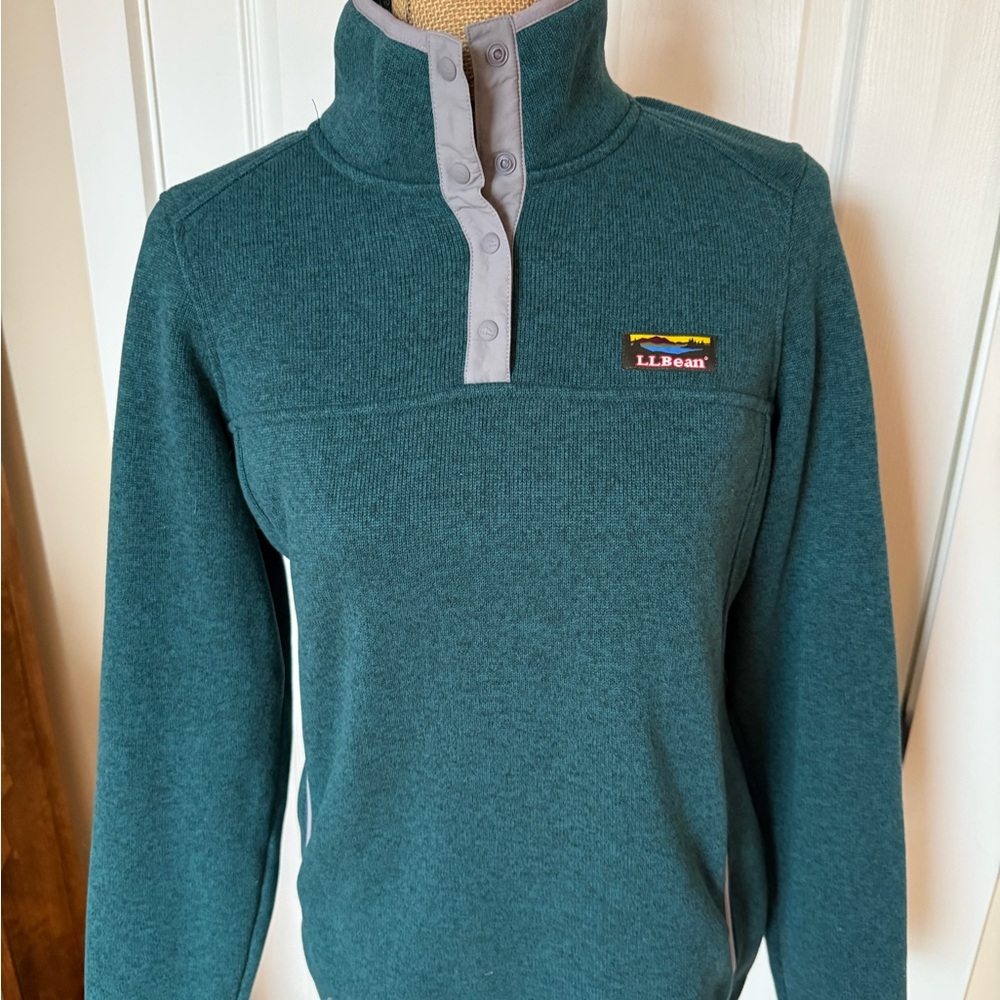 L.L.Bean Teal Pullover Sweater